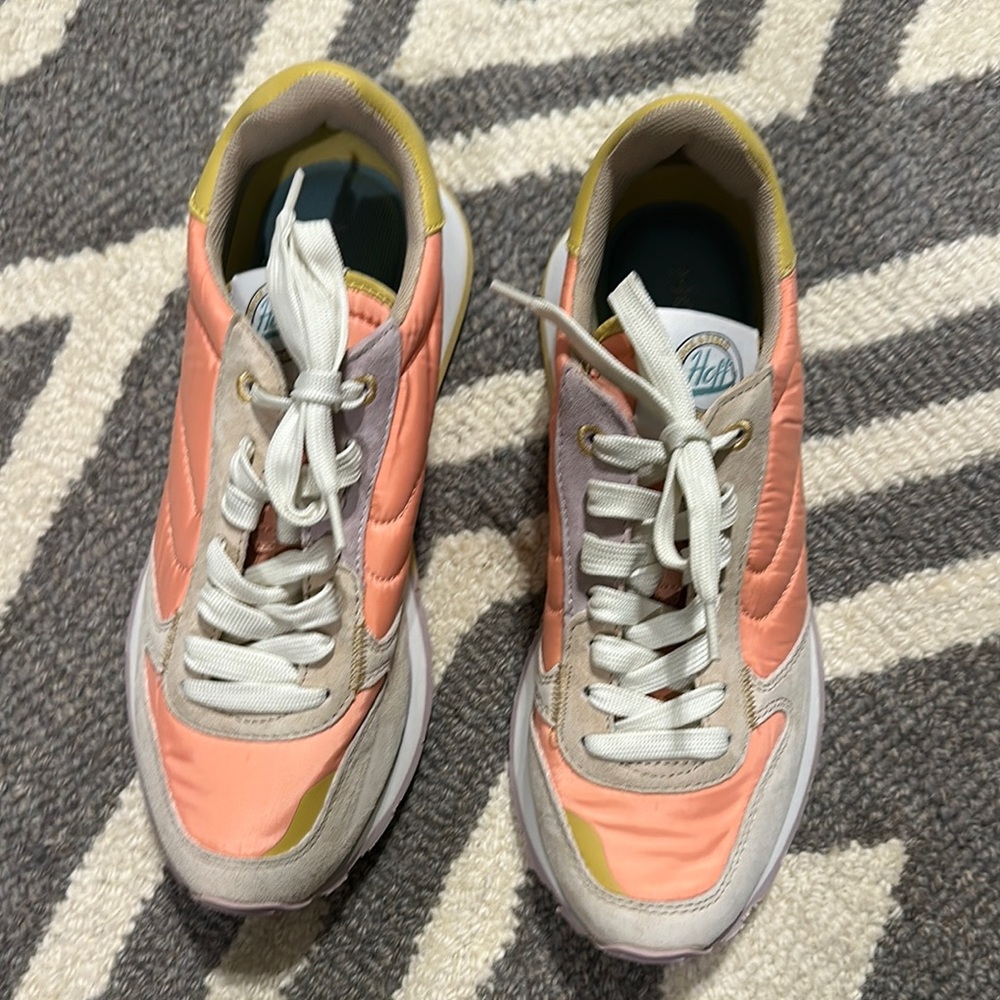 Hoff Track and Field Stylish Peach and Beige Women's Sneakers